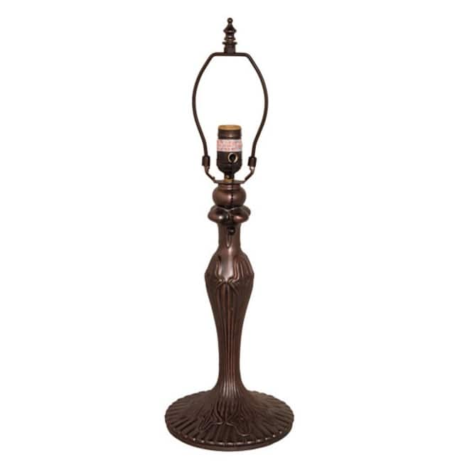 Meyda Tiffany 156680 Fleur 14" Tall Lamp Base