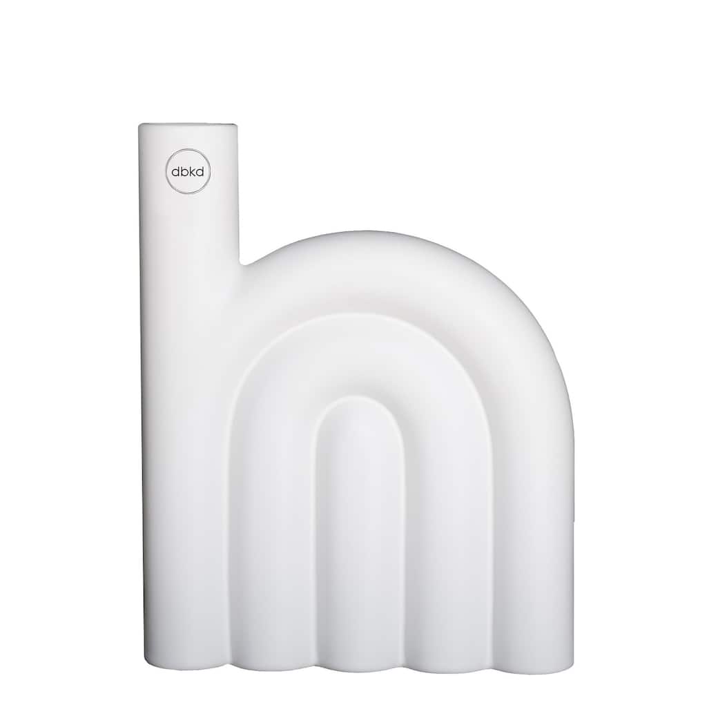 Med. ROPE Vase White - White