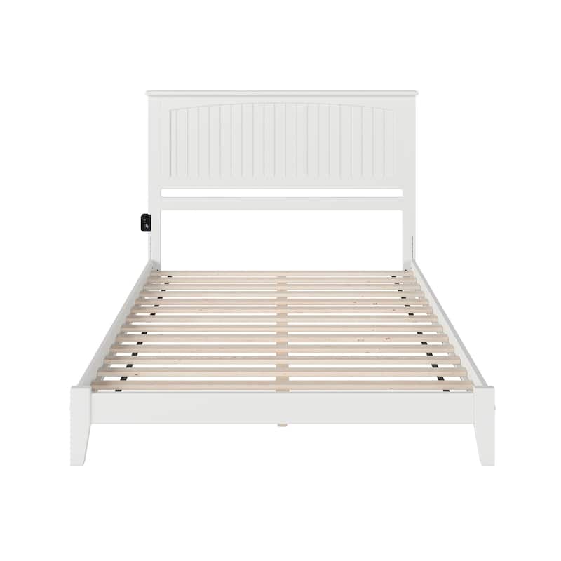 Nantucket King Platform Bed in White