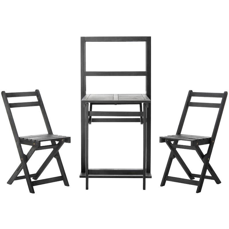 SAFAVIEH Outdoor Chikako Balcony Dining Cabinet Set - 26Wx23Dx50H
