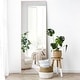 preview thumbnail 121 of 167, Dovelina Modern Full Length Floor Mirror - Freestanding Vanity Mirror for Bathroom or Living Space