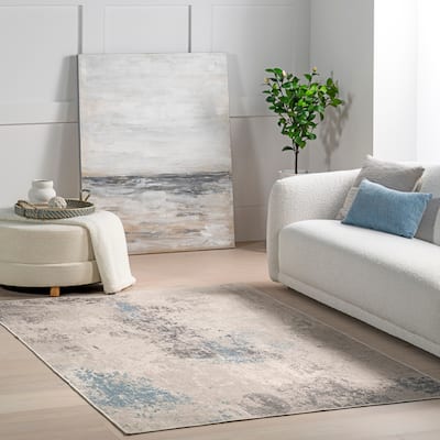 Nuloom Milana SpinClean Modern Cotton Machine Washable Area Rug