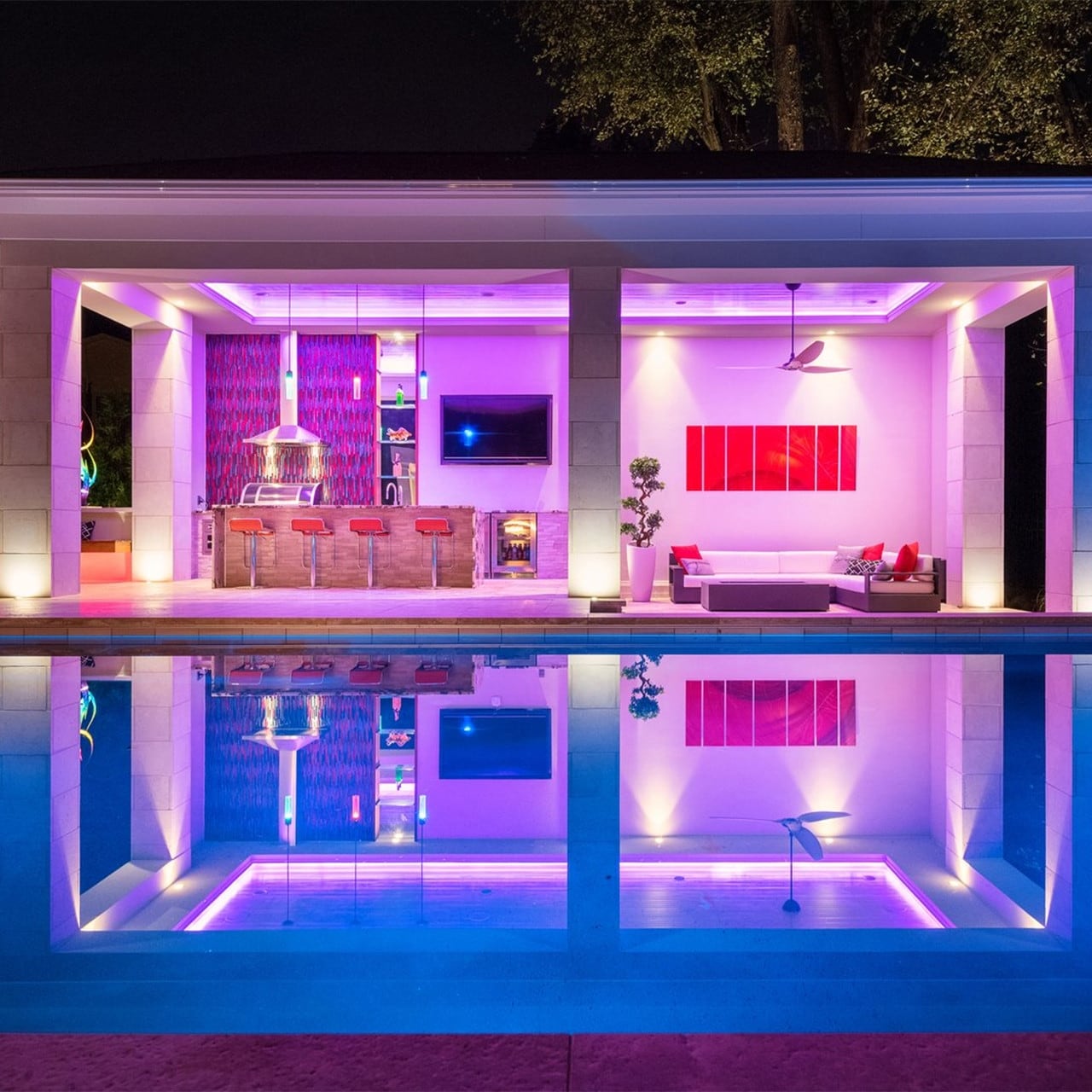 64 ft led lights outlet