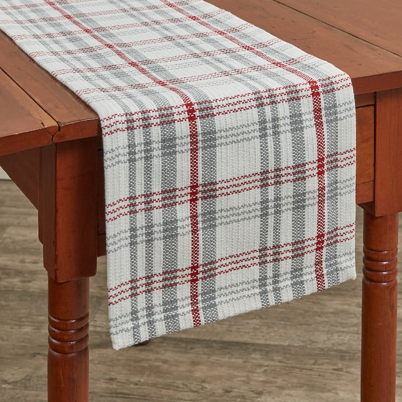 Park Designs Farm Yard Table Runner - 36''L - Red - 13" X 36"