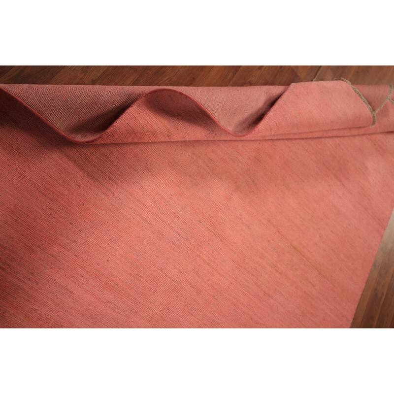 Pink Modern Gabbeh Oriental Area Rug Handmade Wool Carpet - 4'11" x 6'7"