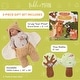 preview thumbnail 2 of 4, 3-Piece Gift Set for Infants 0-12 Months, Includes Storybook, Cute Bear Swaddle Blanket and Plush Baby Rattle