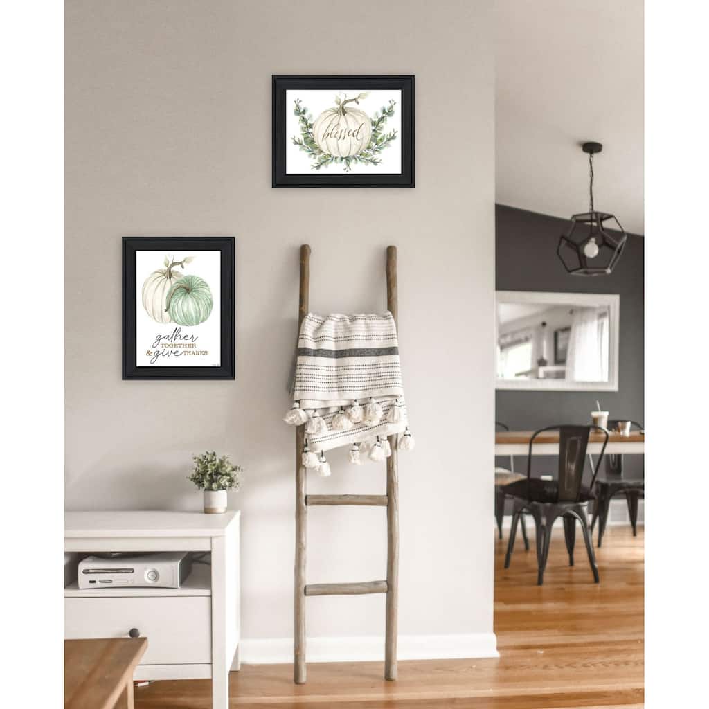 Trendy Decor 4U "Gather & Give" Printed Framed Wall Art by Cindy Jacobs