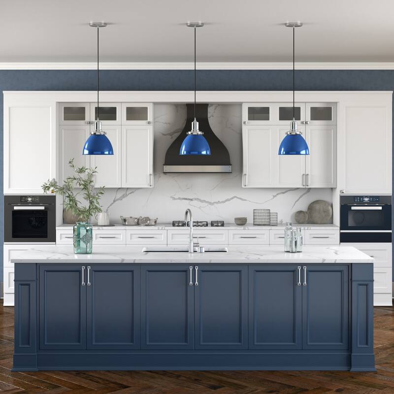 Madison 8" Wide Pendant with Metal Shade