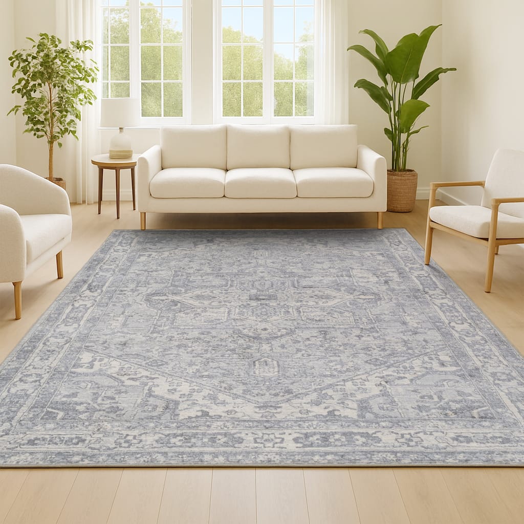 JONATHAN Y Traditional Persian Vintage Medallion Area Rug