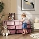 preview thumbnail 10 of 25, Qaba 3 Tier Kids Storage Unit, 9 Drawer Chest Toy Organizer Plastic Bins for Kids Bedroom Nursery Kindergarten Living Room Pink
