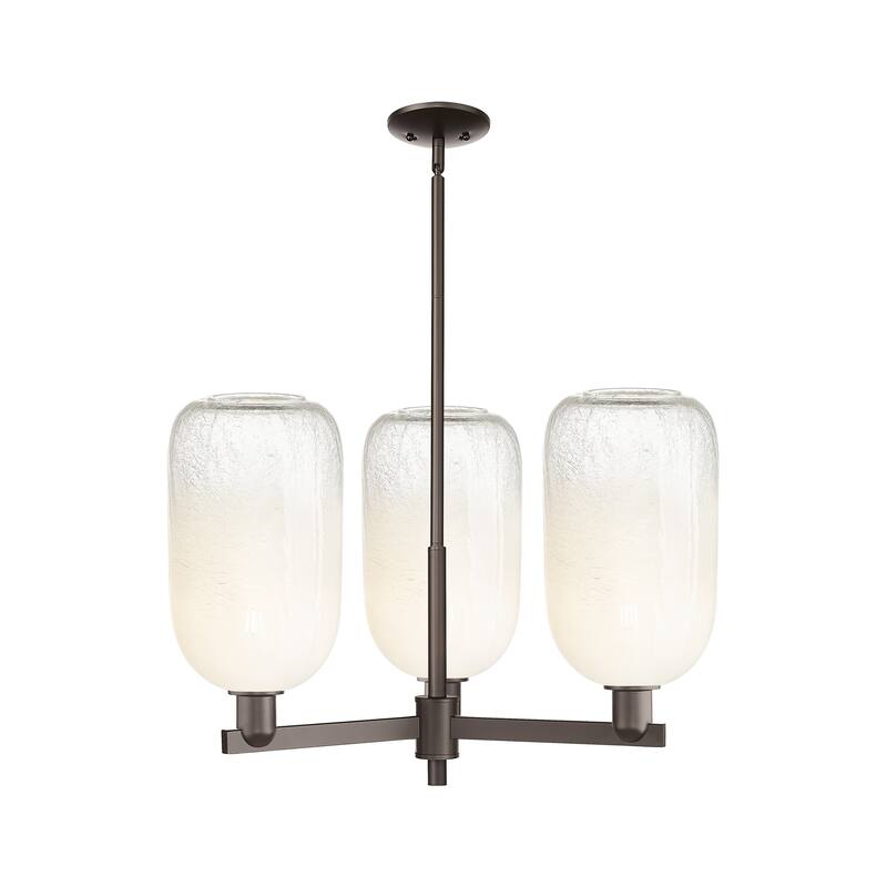 Innovations Lighting Downtown Urban - Brookhaven Cloche - 3 Light 18" Stem Hung Chandelier