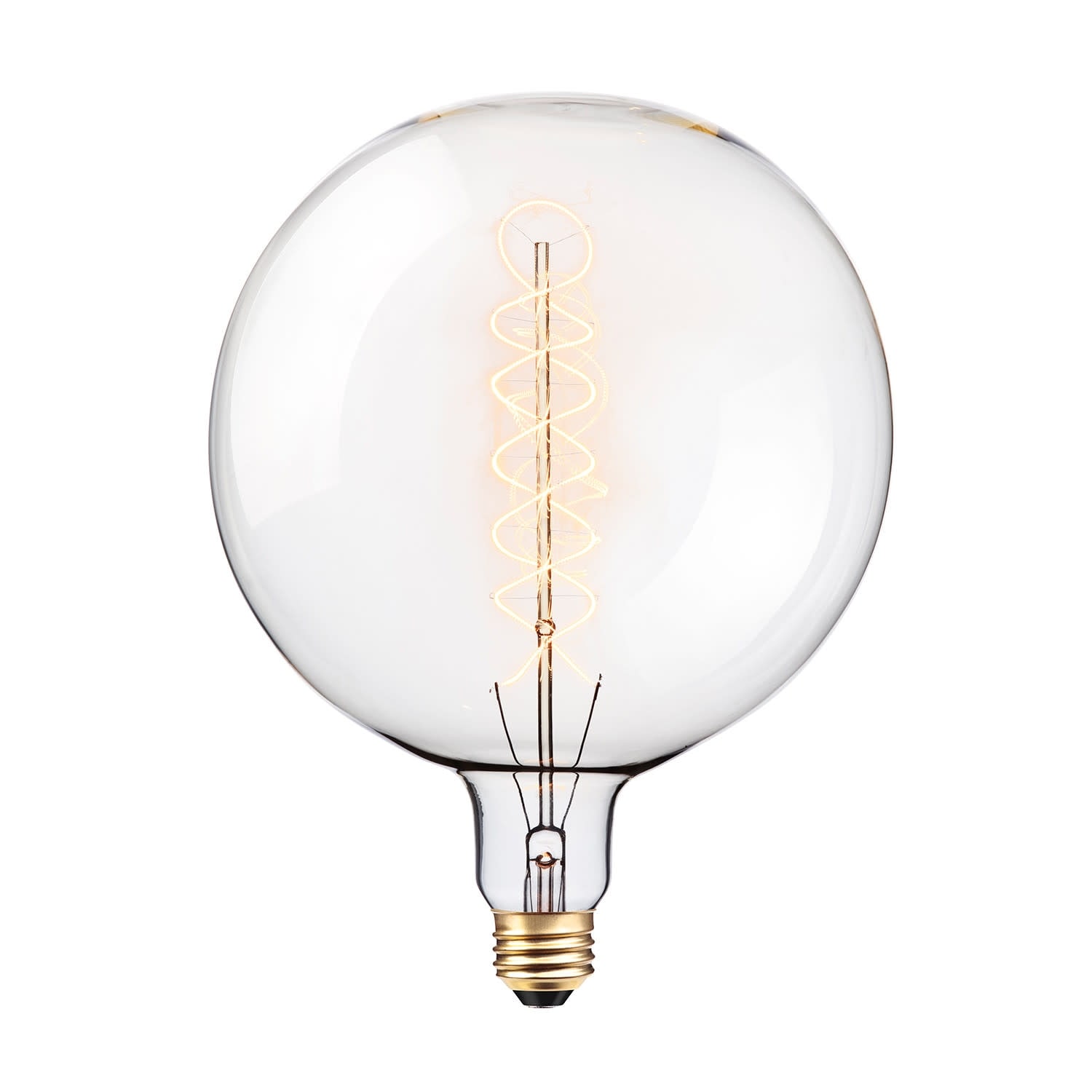 Globe Electric 80128 100 Watt Oversized Vintage Round Dimmable Incandescent Bulb with Medium E26 Base Bed Bath Beyond 23033121