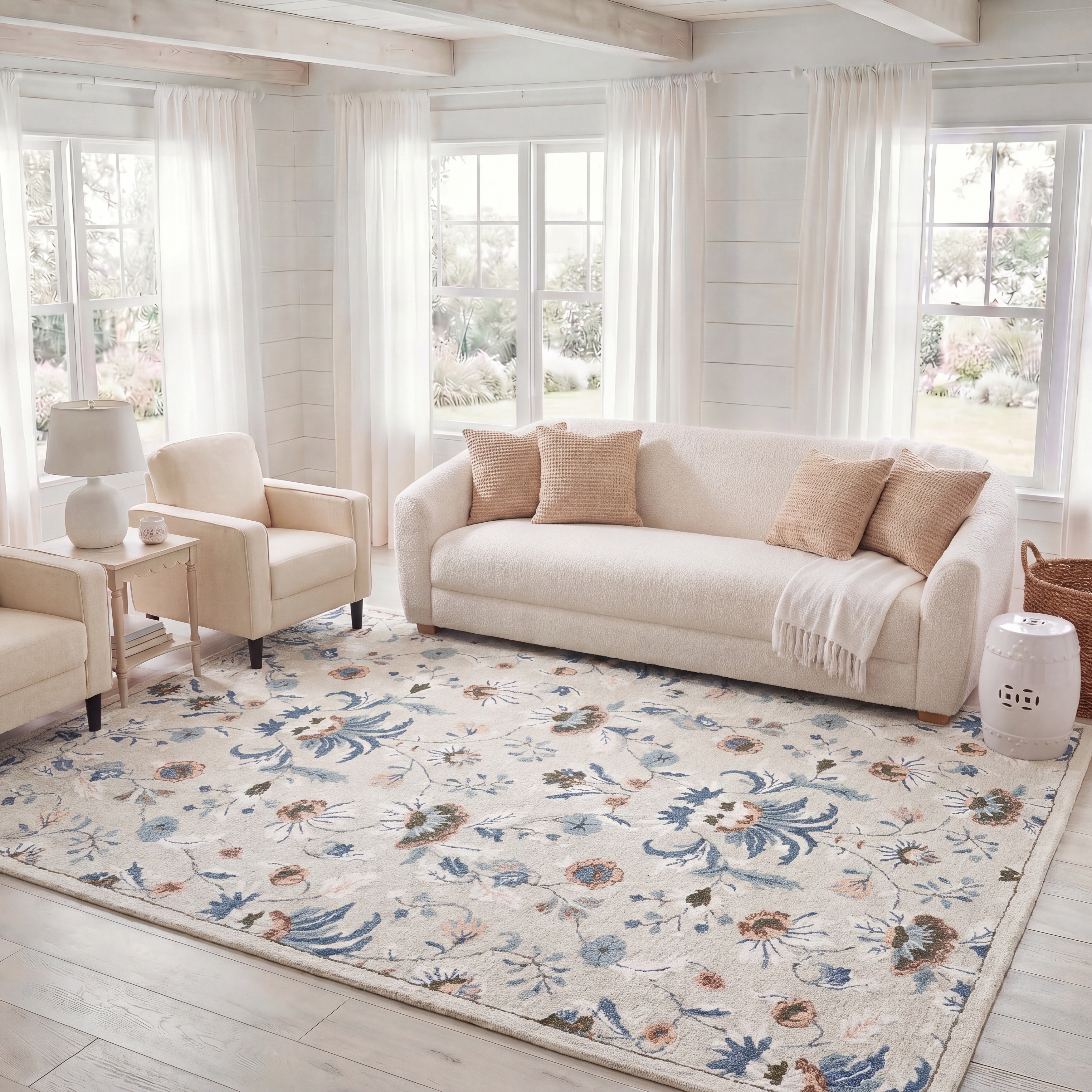 SAFAVIEH Handmade Blossom Caterina Modern & Contemporary Wool Rug