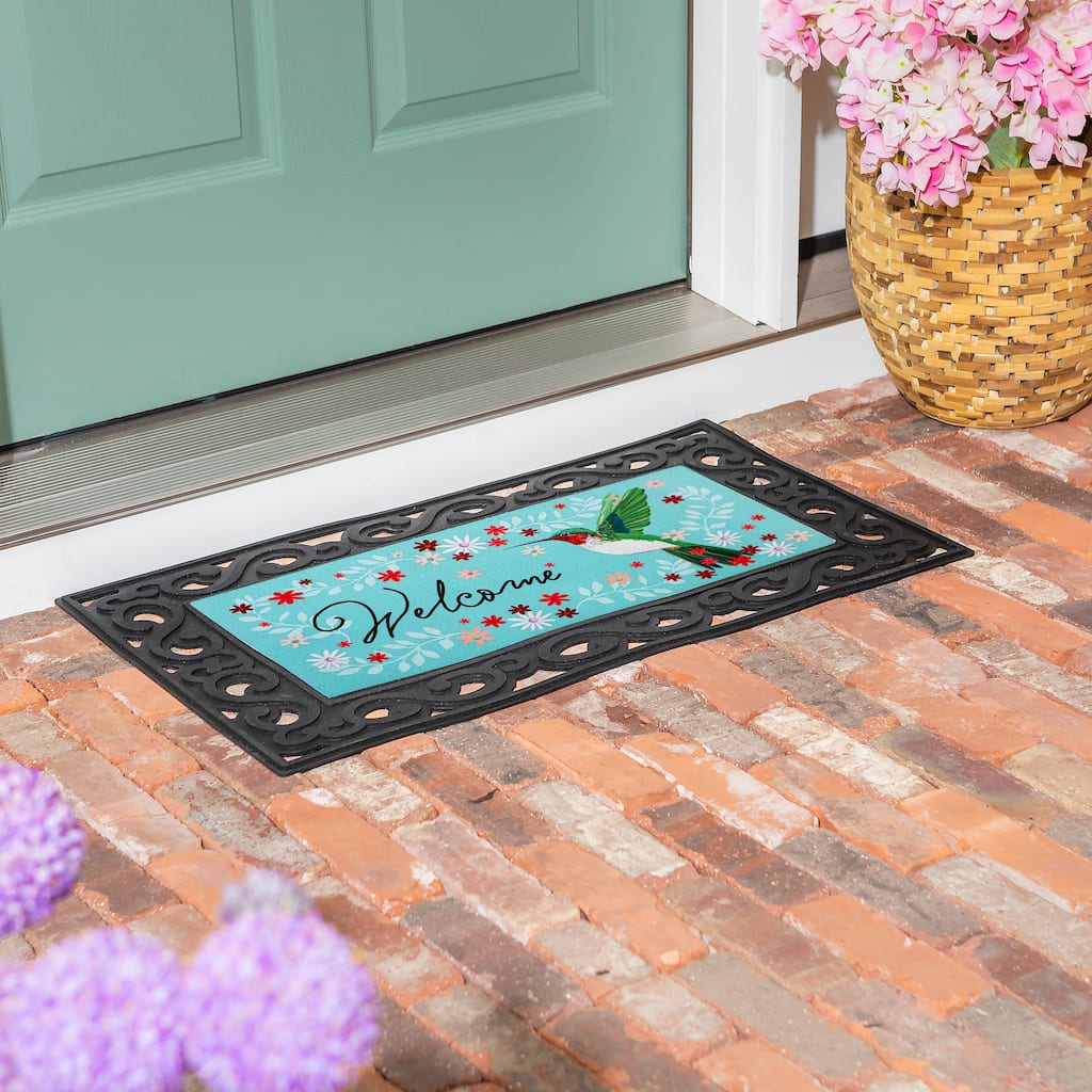 22 in. x 10 in. Hummingbird Welcome Sassafras Switch Mat