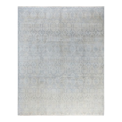 Ikat One-of-a-Kind Hand-Knotted Area Rug, Beige - 8' 3" x 10' 3"