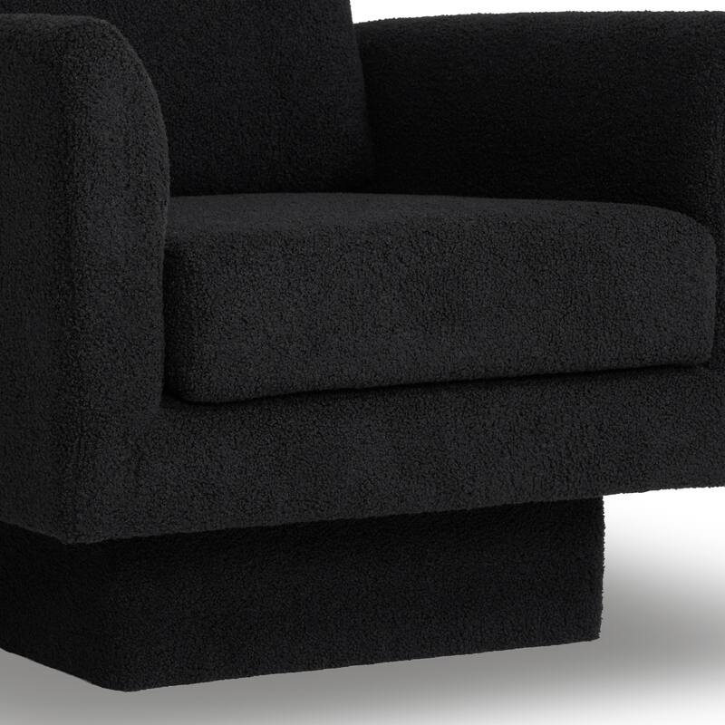 Luxurious Teddy Velvet Swivel Chair for Ultimate Comfort and Style