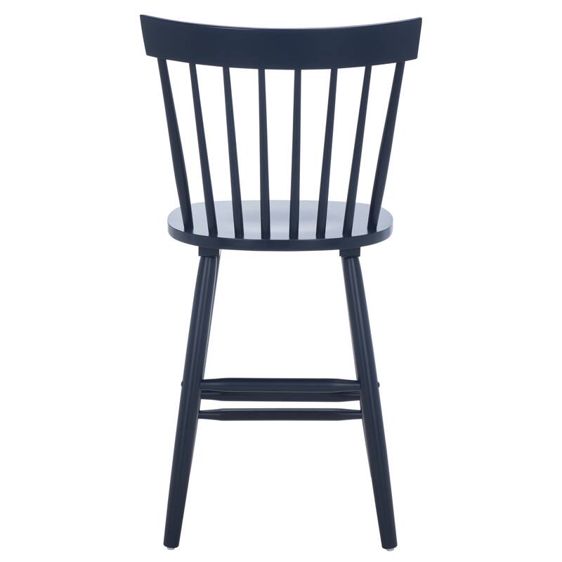 SAFAVIEH Biddie 24-inch Spindle Farmhouse Counter Stool (Set of 2) - 20" W x 21" D x 39" H - 20"W x 21"D x 39"H