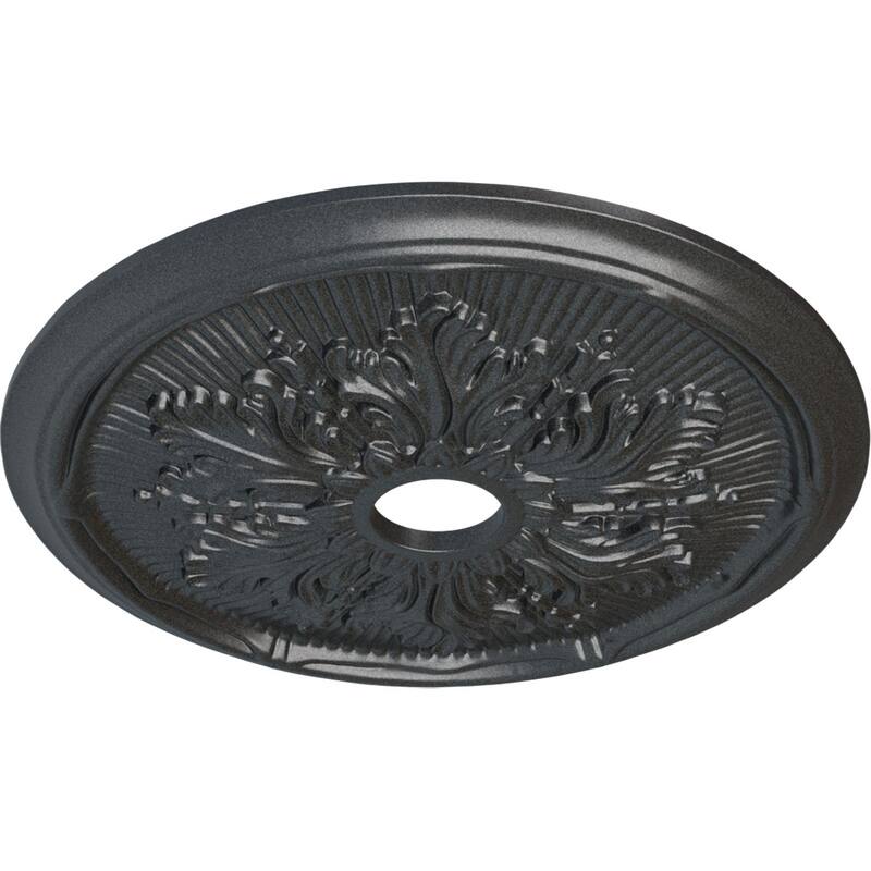 23 3/4"OD x 3 5/8"ID x 1 7/8"P Luton Leaf Ceiling Medallion