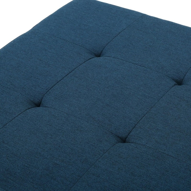 Storage Ottoman Navy Blue