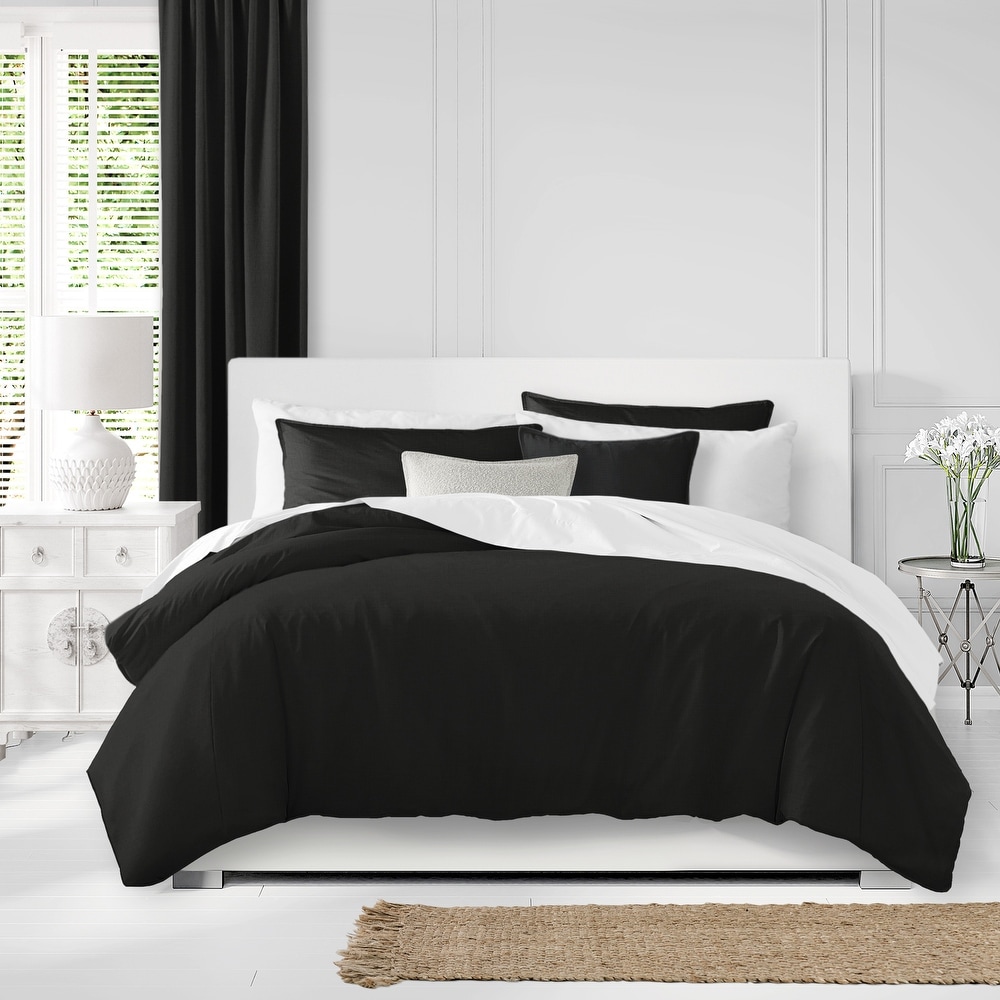 Black store linen comforter