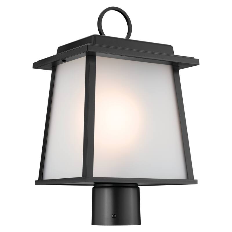 Kichler Lighting Noward 1-Light Outdoor Post Light - Black - 15