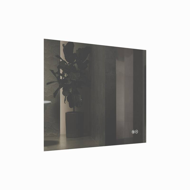 CB HOME LED Bathroom Mirror, Lighted Wall Mounted Vanity Mirror, Anti-fog, Backlit, Dimmable, Frameless, Horizontally/Vertically