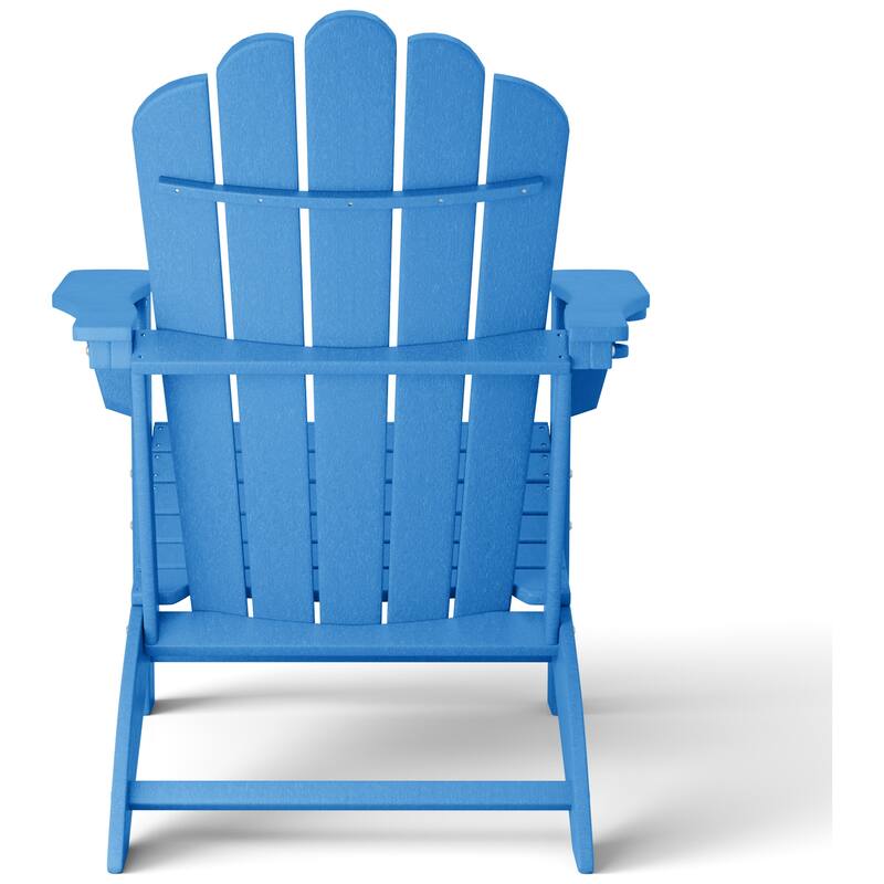 Aderson Outdoor Poly Adirondack Chair with Side Table