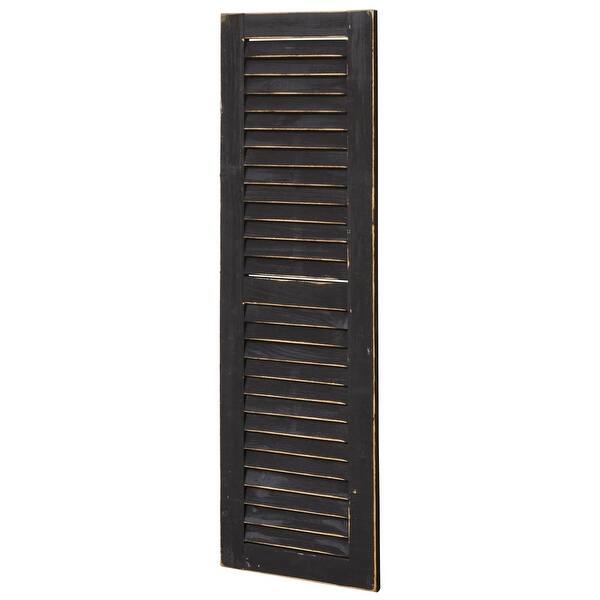 Set of 2 CountryStyle Decorative 4' Louver Shutters Bed Bath