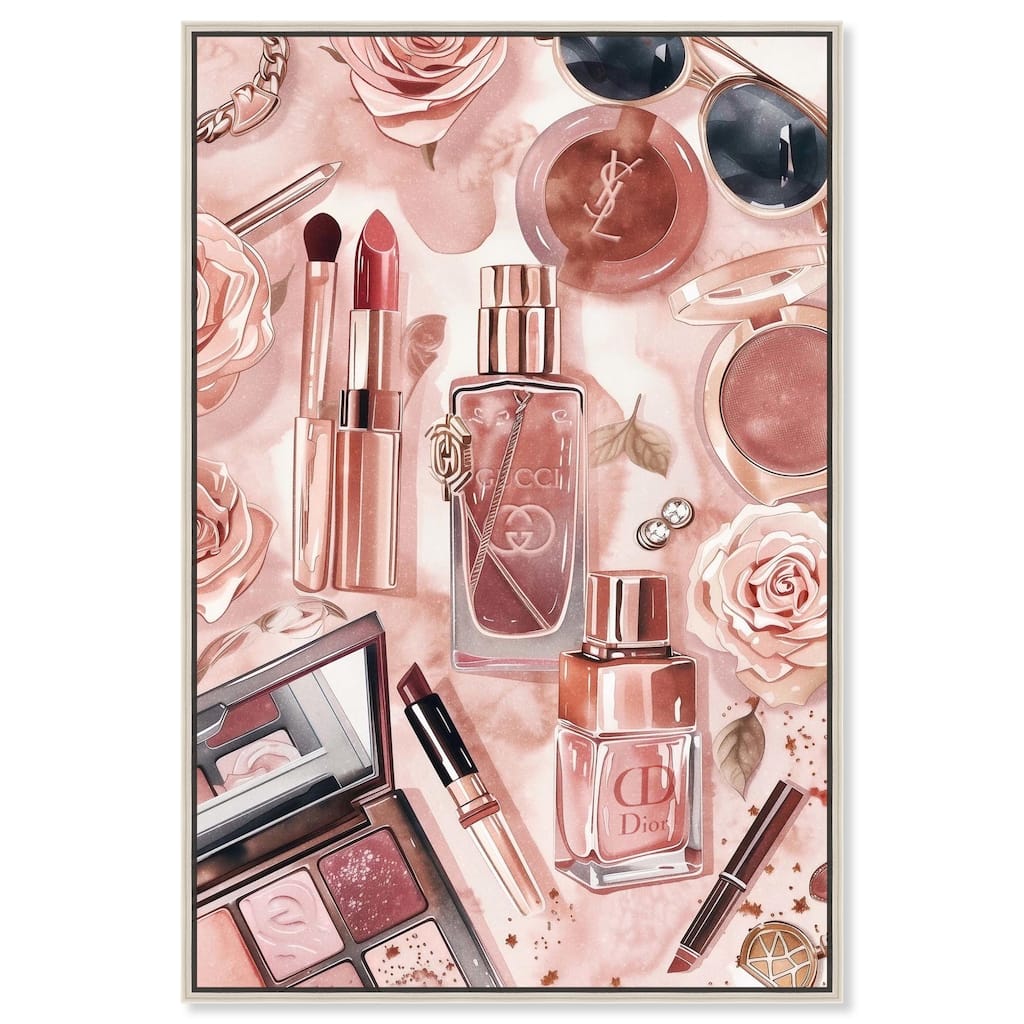 Glam Sparkle Lay Out Canvas by Art Remedy