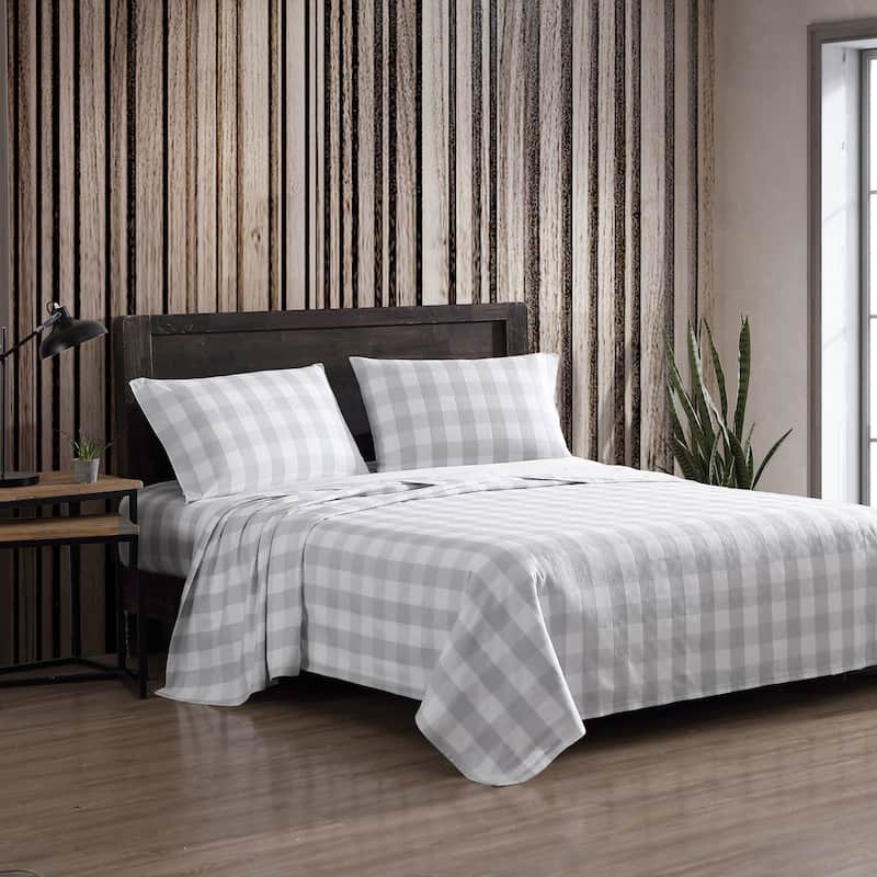 Eddie Bauer Printed Cotton Flannel Sheet Set
