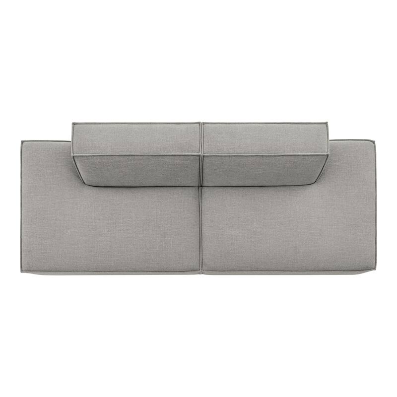 Restore 2-Piece Performance Fabric Upholstered Modular Loveseat