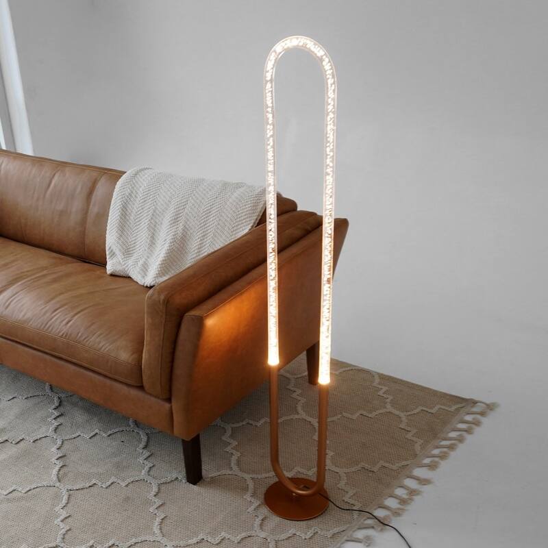 Contemporary Floor Lamp, LED Standing Light for Living Room Centerpiece, Bedroom & Office Lighting, LED Floor Lamp 110-120V
