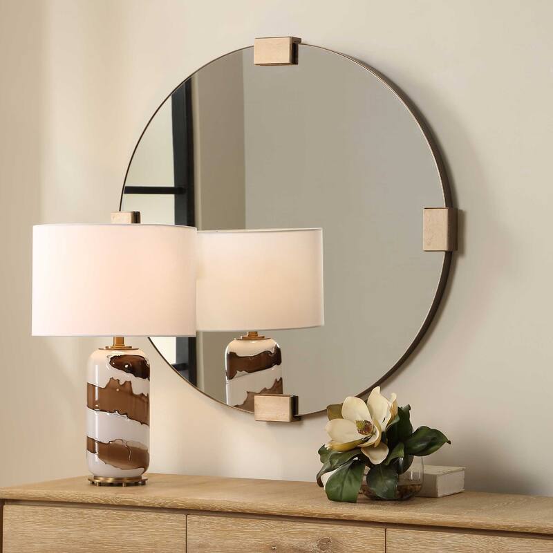 Uttermost Russo Travertine Mirror