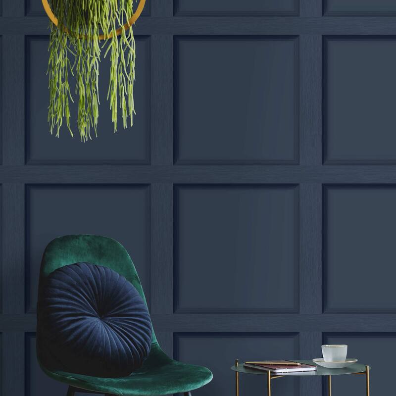 Modern Faux Wood Panel Non-Pasted Wallpaper - 396 in x 20.8 in