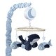 preview thumbnail 1 of 4, Lambs & Ivy Bubbles & Squirt Whale/Fish Musical Baby Crib Mobile Soother Toy