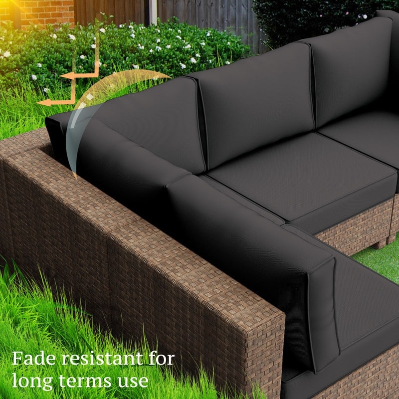14 Piece Patio Furniture Cushion Set Outdoor Sofa Replacement Cushions