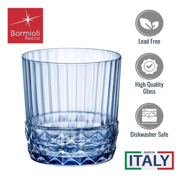 Bormioli Rocco Set of 6 America '20s DOF Drinking Glasses - 12.5 oz. - Bed  Bath & Beyond - 38339418