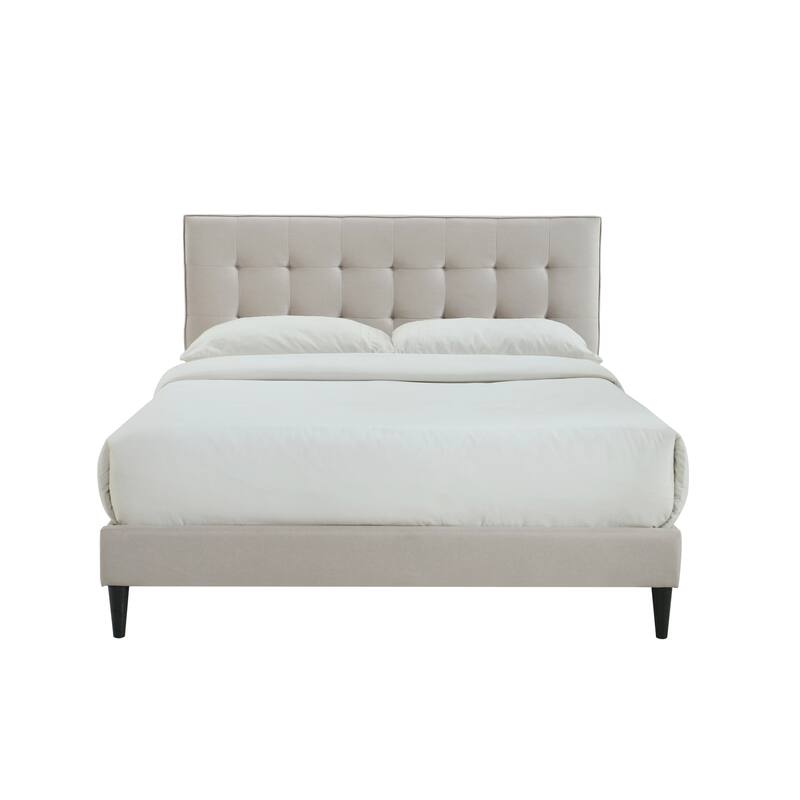 Ella by Ovis Upholstered Tufted Platform Bed Frame