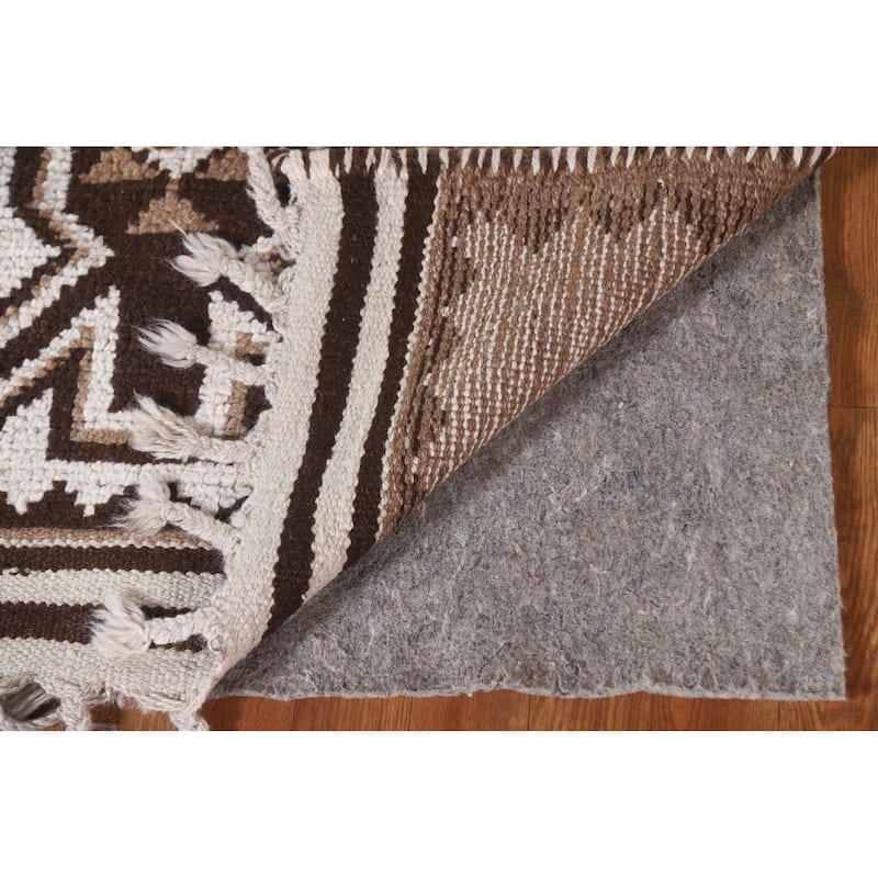 Beige / Ivory Anatolian Turkish Runner Rug Handmade Wool Carpet - 3'3"x 10'10"