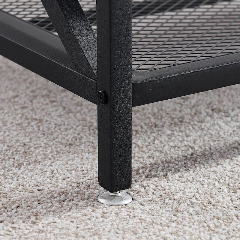 Javlergo 3-pieces Coffee Table Set for Living Room, Rectangular Coffee Table and 2 End Tables