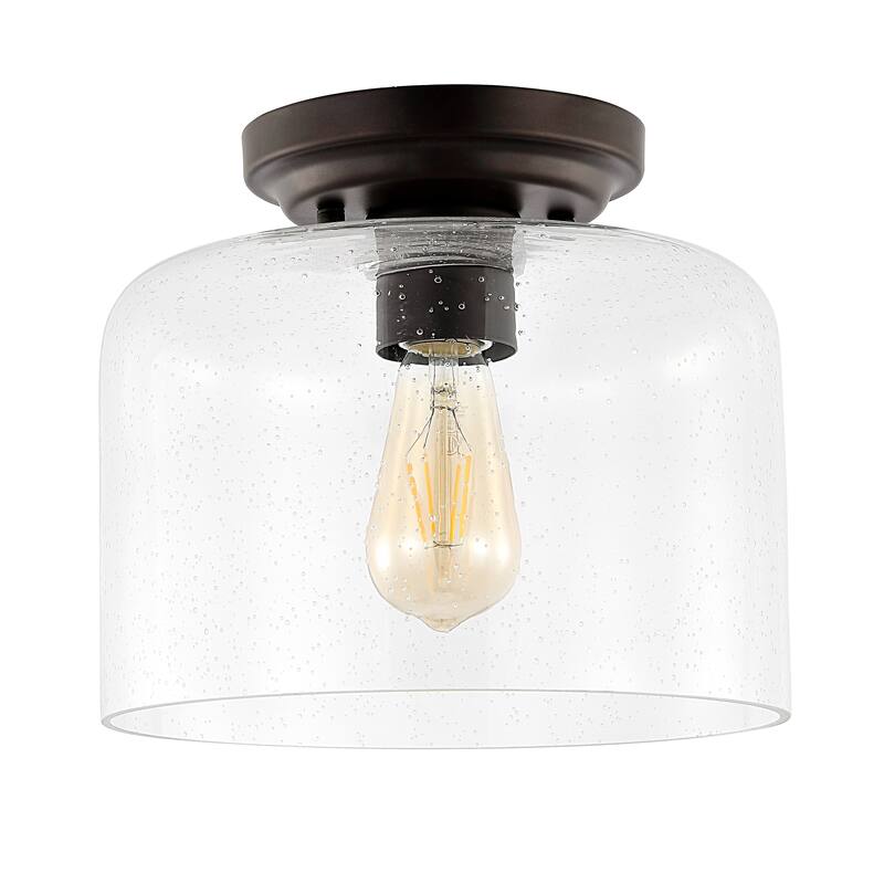 SAFAVIEH Lighting Calum Flush Mount - 10" W x 10" D x 10" H - 10Wx10Dx10H