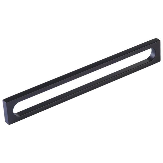 Schaub and Company 10034 Cafe Modern 8" Center to Center Rectangular - Matte Black