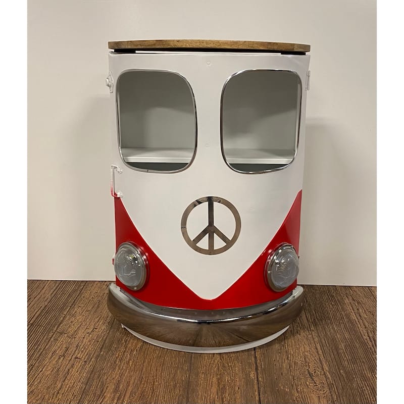 Peace Out Retro Nightstand