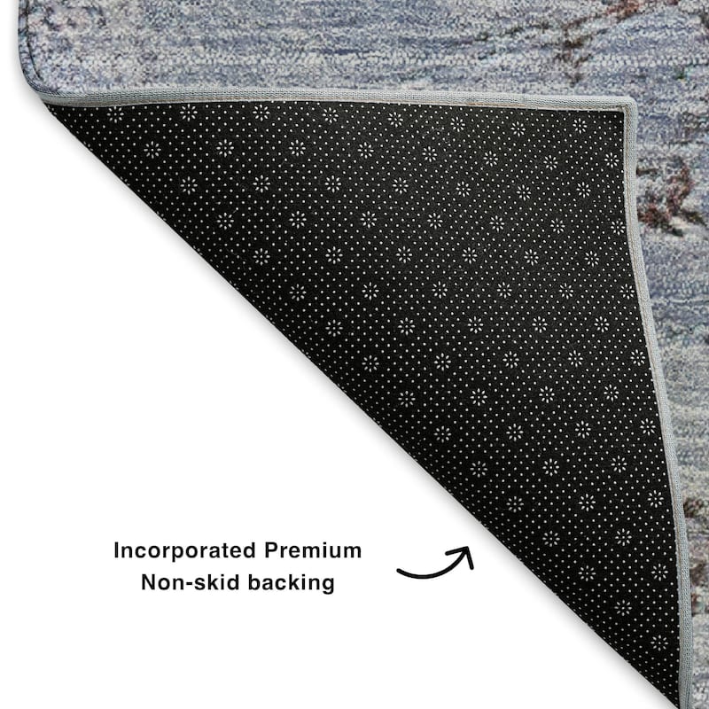 Premium Washable Super Soft Abstract Ridge Mayfield Rug