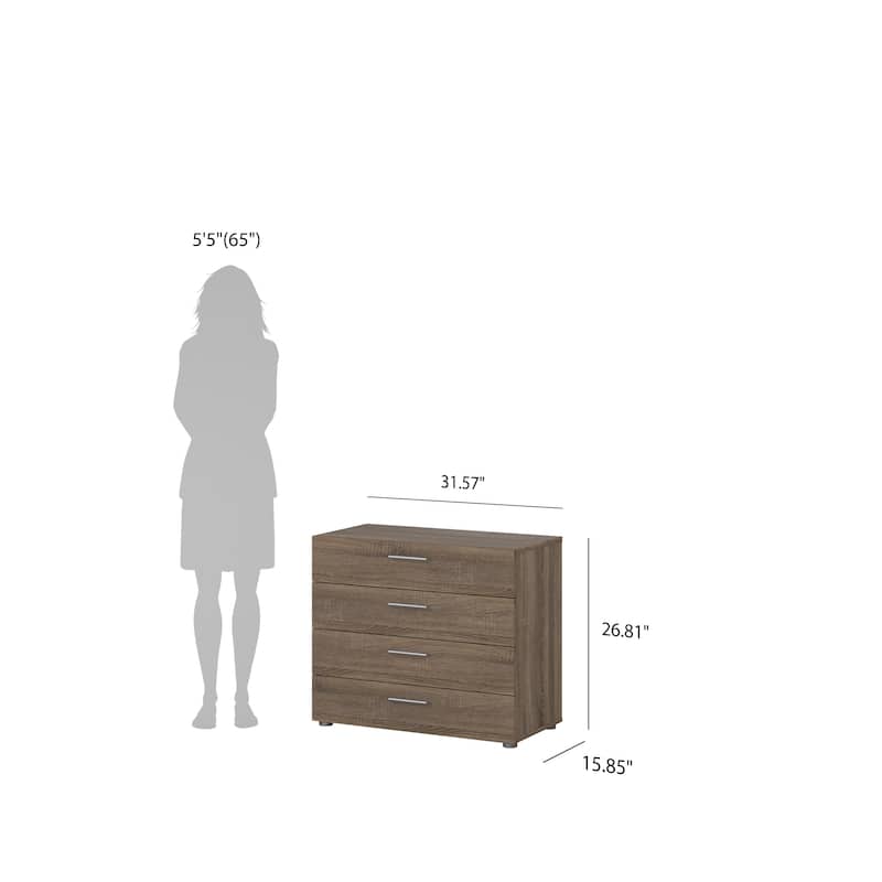 Porch & Den Angus Contemporary 4-drawer Engineered Wood Chest