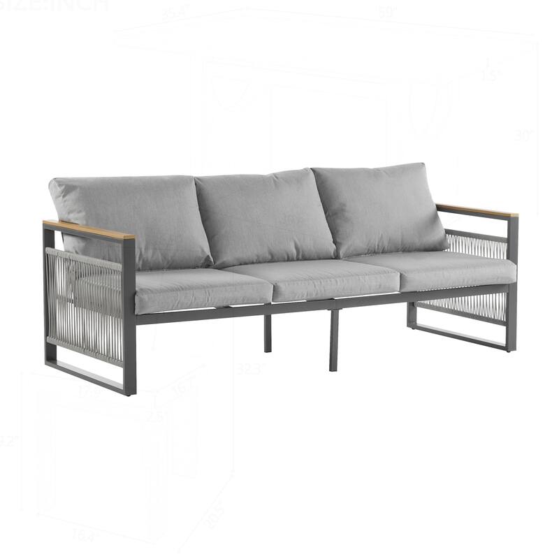 Outdoor Metal Patio Furniture Set for Relaxing and Entertaining
