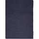 preview thumbnail 21 of 68, Nourison Natural Jute Indoor only Solid Area Rug 4' x 6' - Navy