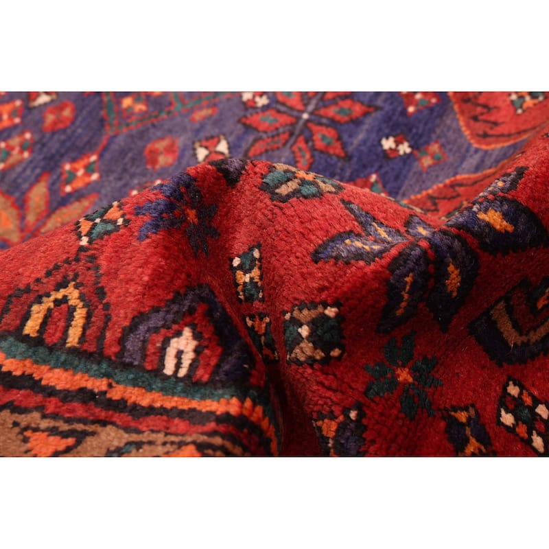 ECARPETGALLERY Hand-knotted Andelz Red Wool Rug - 4'8 x 8'2