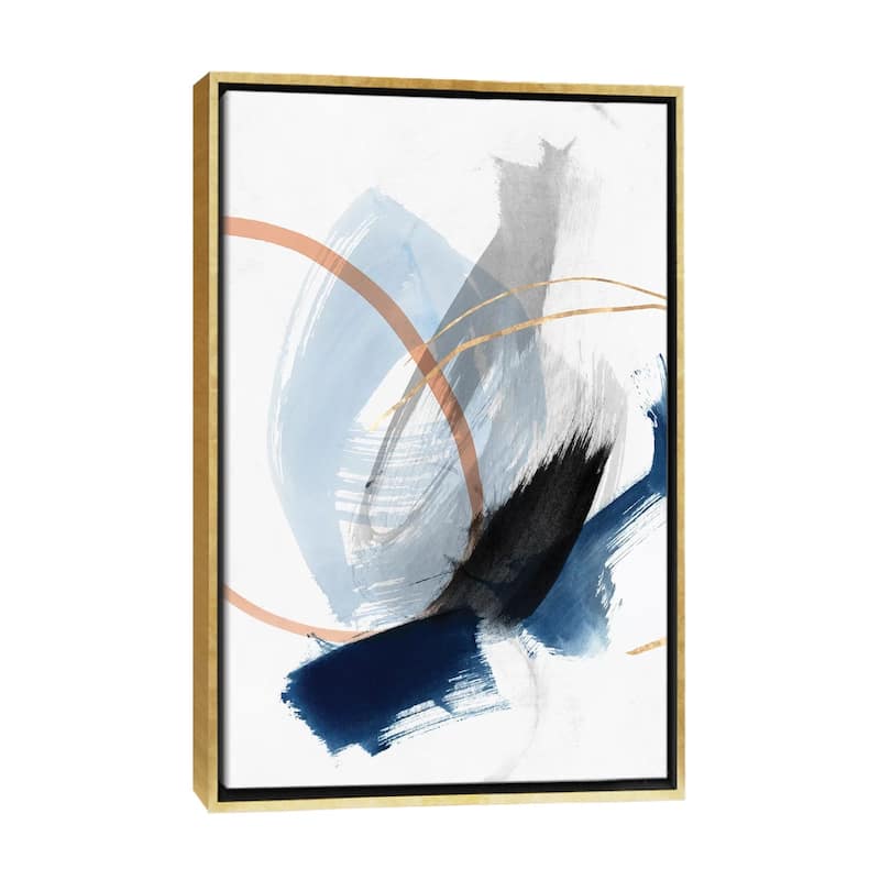 iCanvas "Foreshadow III " by PI Studio Framed Canvas Print - Gold - 26x18