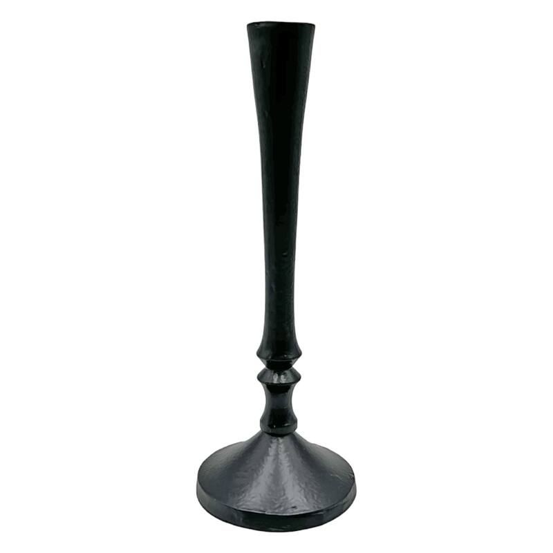 10 Inch Decorative Handmade Aluminum Stylish Candle holder Set of 2 - 3.5 x 3.5 x 9.5 in